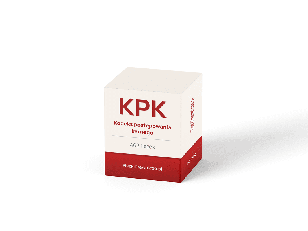 Fiszki — Kodeks Postępowania Karnego